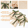 Rectangle Polyester Imitation Burlap Packing Pouches Drawstring Bags ABAG-AB00006-5