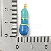 Brass Enamel Pendants KK-E093-03G-I-3