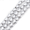 Electroplate Non-magnetic Synthetic Hematite Beads Strands G-T061-101J-1