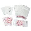 24Pcs 3 Colors Cardboard Necklace Display Cards CDIS-FS0001-07-1