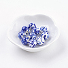 Spray Painted Resin Beads RESI-E009-12mm-09-2