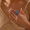 Alloy Enamel & Rhinestone Finger Rings WG0A593-02-2