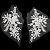 Flower Pattern Polyester Computerized Embroidery Appliques DIY-WH0304-580-1