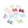 Transparent Spray Painted Glass Beads GLAA-I050-11-1