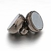 Brass Magnetic Clasps with Loops KK-H361-B-3
