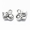 Tibetan Style Alloy Charms TIBEP-N009-064AS-RS-2