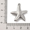 Anti-Tarnish 304 Stainless Steel Pendants STAS-D194-16S-3