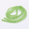 Crackle Glass Beads Strands X-CCG-Q001-6mm-11-2
