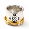 Rotatable Compass Pattern Alloy Finger Ring LS-RJEW-F123-09AS-1