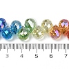Electroplate Glass Beads Strands EGLA-D300-02-8mm-4
