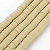 Handmade Polymer Clay Beads Strands CLAY-R089-6mm-117-1