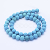 Natural Lava Rock Beads Strands G-F531-8mm-G04-2