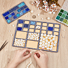 2Pcs 2 Styles Felt Bead Design Boards AJEW-BC0007-97-3