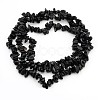 Natural Obsidian Beads Strands F005-3