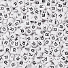 500Pcs Acrylic Beads SACR-TA0001-55R-2