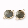 Labradorite Links Connectors G-B009-18G-2