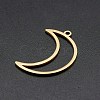 Ion Plating(IP) 201 Stainless Steel Pendants STAS-R111-LA137-2