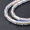 Electroplate Glass Beads Strands EGLA-K014-B-AB01-4
