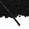 Frosted Opaque 12/0 Glass Seed Beads SEED-R029-2mm-A07-4