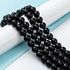 Natural Black Onyx Beads Strands X-G-Z024-01A-4