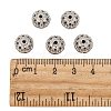 Brass Rhinestone Beads X-RB-H041-14-4