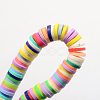 Handmade Polymer Clay Beads X-CLAY-R067-4.0mm-M1-2