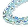 Baking Paint Glass Beads Strands DGLA-D001-02I-3