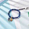 5Pcs 5 Style Natural & Synthetic Mixed Gemstone Stretch Bracelets Set BJEW-JB08747-6