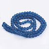 Baking Paint Transparent Glass Bead Strands GLAA-S031-8mm-31-2
