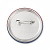 Independence Day Flat Round Tinplate Badge Pins JEWB-G021-01A-2
