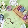 SUNNYCLUE 6 Rolls 6 Colors Segment Dyed Polyester Thread NWIR-SC0001-02-4