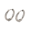 Tarnish Resistant 304 Stainless Steel Hoop Earrings EJEW-P177-P-22-1