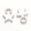 Tibetan Style Alloy Stamping Blank Tag Charms Pendants X-TIBEP-A123046-S-FF-2