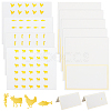 8 Sheets 4 Styles Paper Self Adhesive Cartoon Stickers DIY-OC0010-74B-1