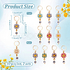 Alloy Enamel Pendant Locking Stitch Markers HJEW-AB00143-2