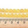 Natural Amber Beads Strands G-L095-B01-6mm-01-5