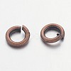 Red Copper Color Brass Open Jump Rings X-JRC5MM-R-2