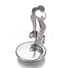 Tarnish Resistant 304 Stainless Steel Clip-on Earring Setting STAS-I166-33P-4