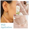 8Pcs 4 Styles Brass Micro Pave Cubic Zirconia Pendants KK-CJ0004-23-7