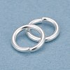 Rack Plating Brass Open Jump Rings KK-O139-18P-S-2