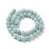 Round Natural Amazonite Bead Strands X-G-I183-02-8mm-2