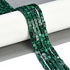 Synthetic Malachite Beads Strands G-B129-A09-01-2