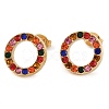 PVD Vacuum Plating 304 Stainless Steel Stud Earrings EJEW-C099-09-01-2