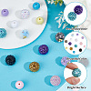 6Pcs 6 Colors Handmade Polymer Clay Beads CLAY-PA0001-47-6