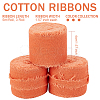 Cotton Rustic Frayed Edge Ribbon OCOR-WH0071-029E-2