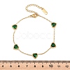 304 Stainless Steel Rhinestone Link Bracelets BJEW-B171-11G-02-3