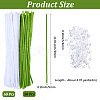 4M Plastic Beaded Trim Garland Strand AJEW-SC0032-02-2