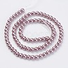 Eco-Friendly Glass Pearl Beads Strands HY-A008-10mm-RB085-2