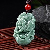 Natural Jadeite Pendant Necklaces G-H306-05-12-1