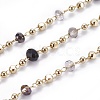 Handmade Glass Beaded Chains CHC-K007-G04-G-1